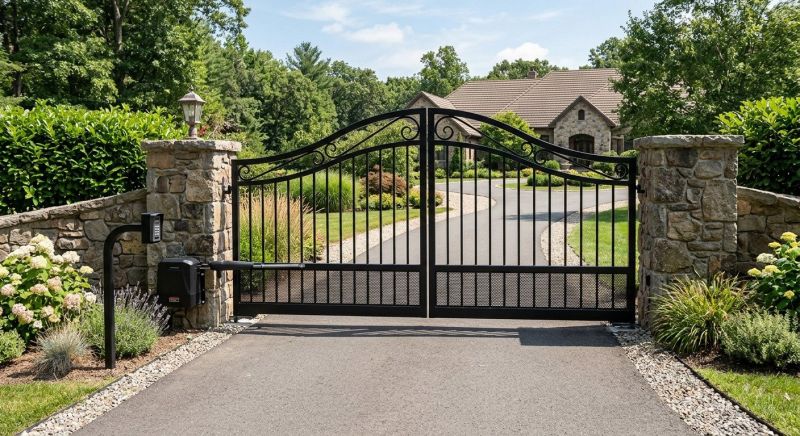 Driveway Gate Installation in Franklin, TN