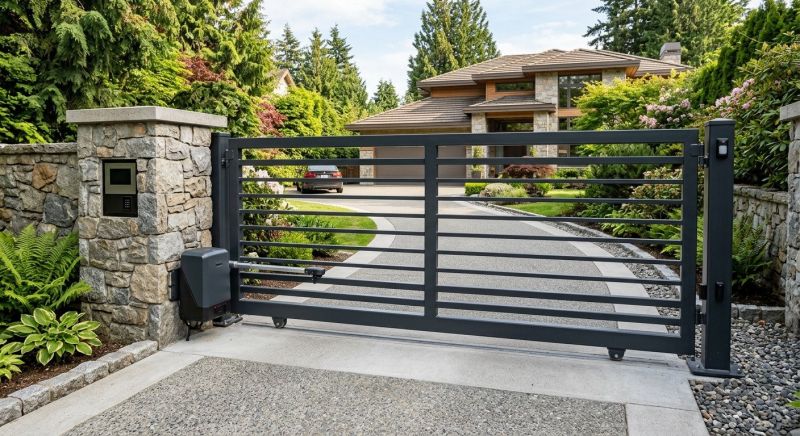 Driveway Gate Installation in Plano, TX