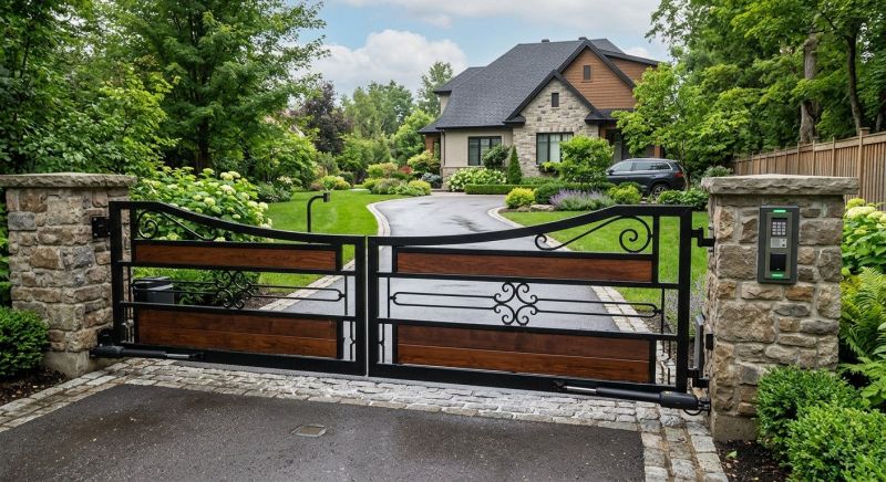 Electric Gate Installation in Plano, TX