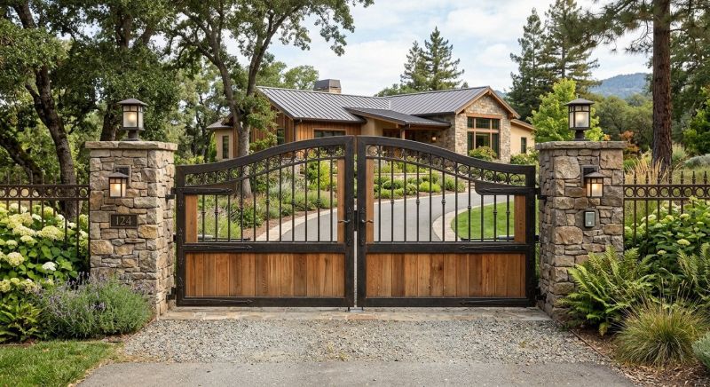 Entrance Gate Installation in Plano, TX