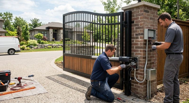 Main Gate Installation in Toms River, NJ
